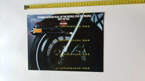 Harley-Davidson Produzione modelli 1982-83 Touring depliant USA originale
