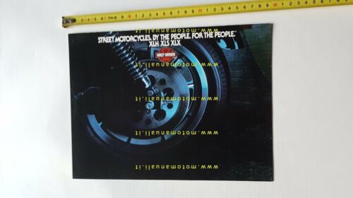 Harley-Davidson Produzione modelli 1982 Street depliant USA originale brochure