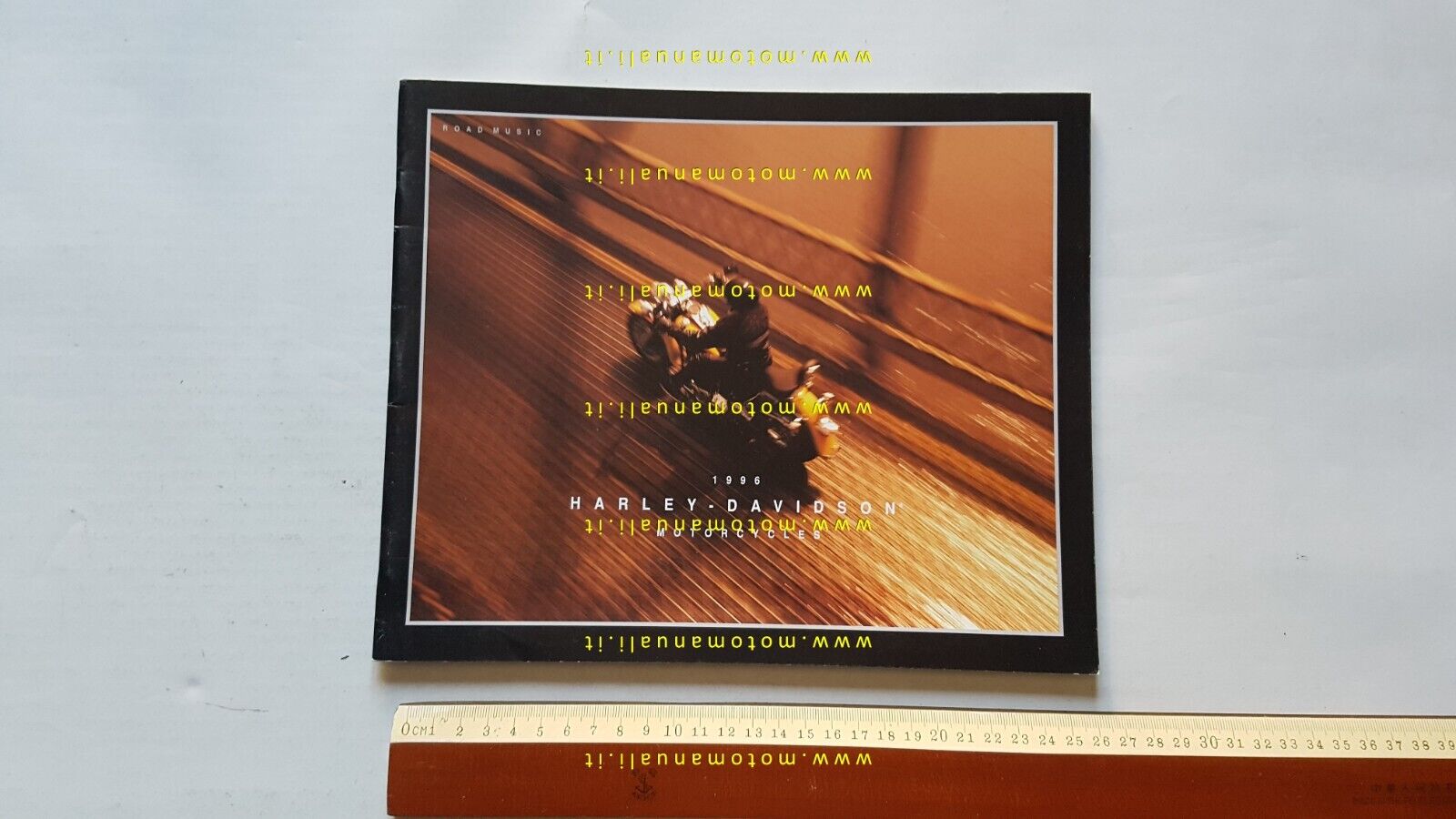 Harley-Davidson produzione modelli 1996 depliant USA originale testo inglese