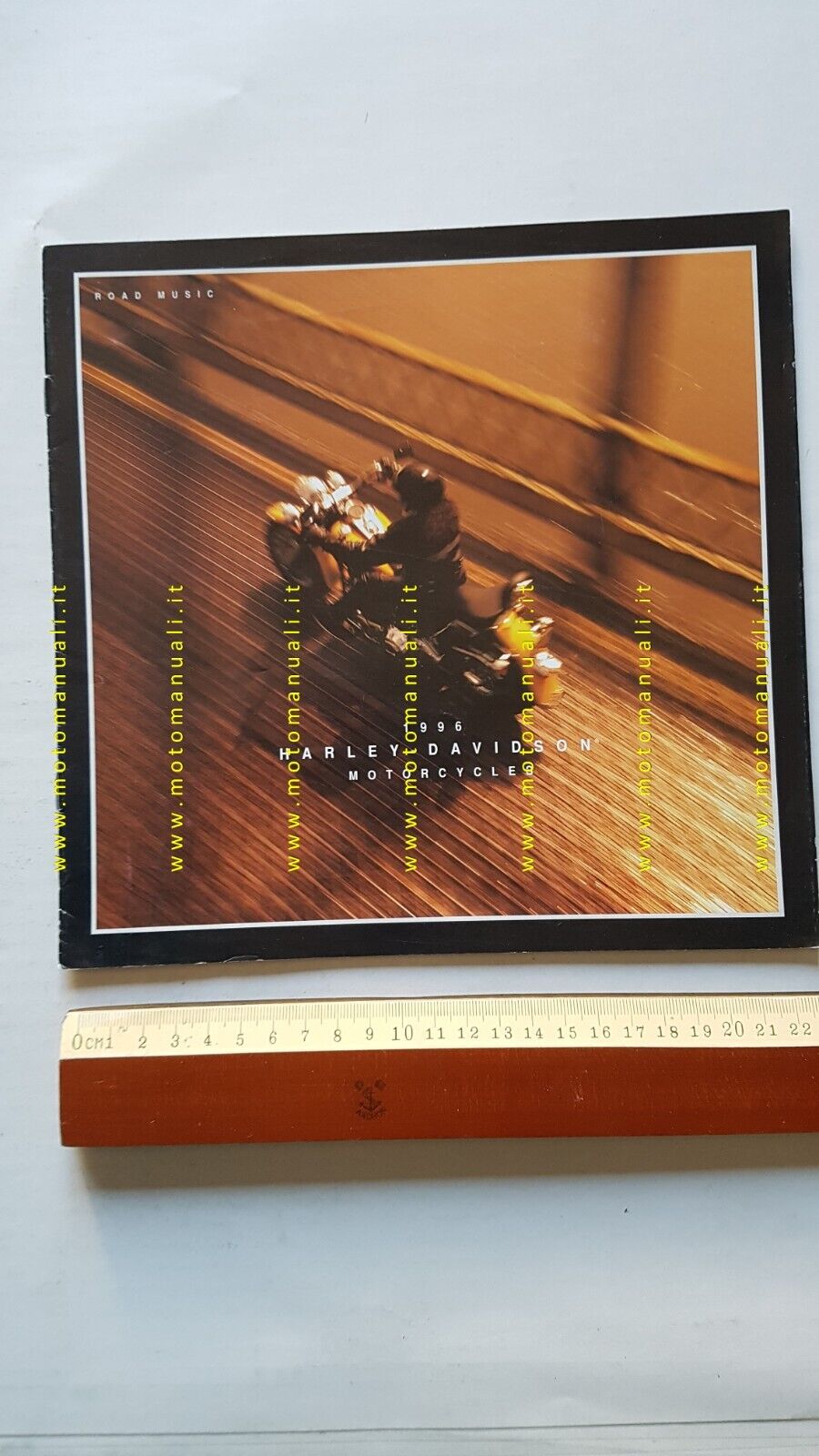Harley-Davidson produzione modelli 1996 depliant USA originale testo inglese