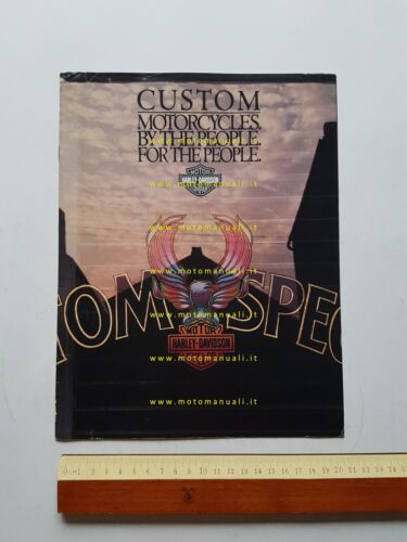 Harley-Davidson produzione modelli Custom 1982 depliant USA originale
