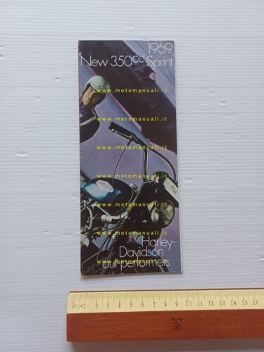 Harley-Davidson Sprint SS 350 1969 depliant USA originale
