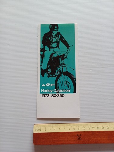 Harley-Davidson SX 350 1973 depliant USA originale