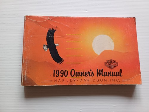 Harley-Davidson tutti modelli 1990 manuale uso manutenzione inglese originale