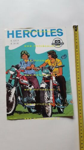 Hercules K 125 S - K 50 SL 1974 depliant …