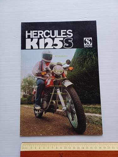 Hercules K 125 S depliant originale italiano