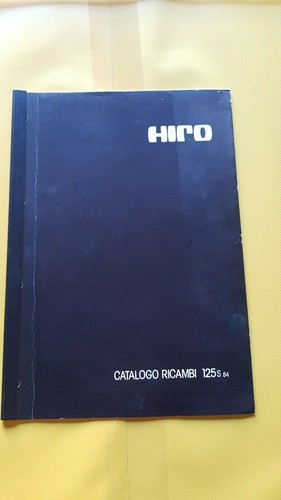 HIRO motore 125 S 1984 catalogo ricambi originale engine parts …