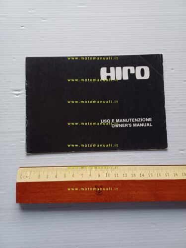 HIRO Motori 125-250 Cross Reg. manuale uso manutenzione originale italiano