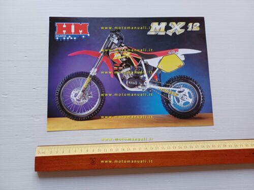 HM Honda MX 12 Cross 50 depliant moto originale ITALIANO