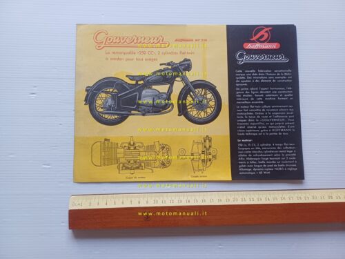 Hoffmann Gouverneur MP 250 depliant francese originale