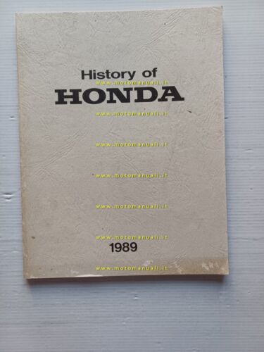 Honda - History of Honda 1946-1989 - presentazione modelli auto …
