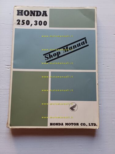 HONDA 250-300 C7277 -CS7277 -CB7277 1960-5 manuale officina INGLESE originale