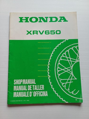 Honda Africa Twin XRV 650 VARIANTI 1989 manuale officina ITALIANO …