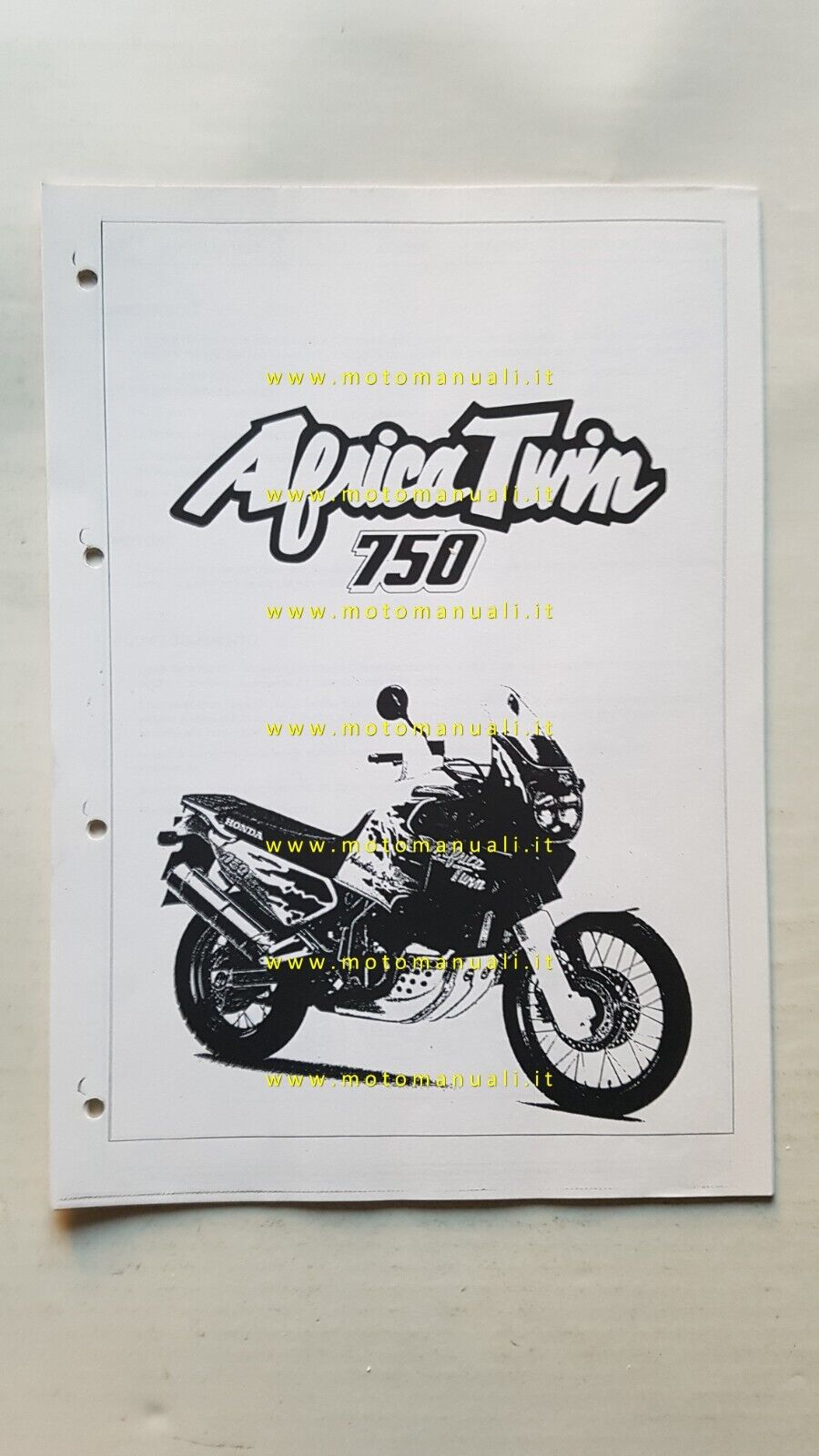 HONDA Africa Twin XRV 750 1993 opuscolo aggiornamento per meccanici …