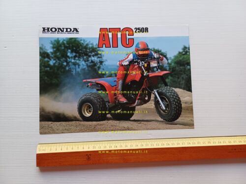 Honda ATC 250 R 1984 depliant originale inglese printed in …