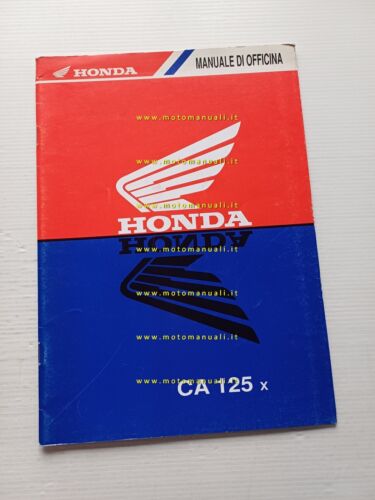 Honda CA 125 VARIANTI manuale officina ITALIANO originale