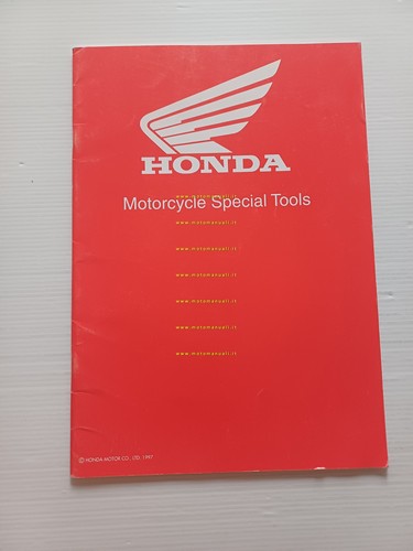 Honda catalogo attrezzi speciali per officina fino 1997 originale inglese