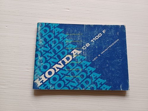Honda CB 1100 F 1983 manuale uso manutenzione originale ITALIANO