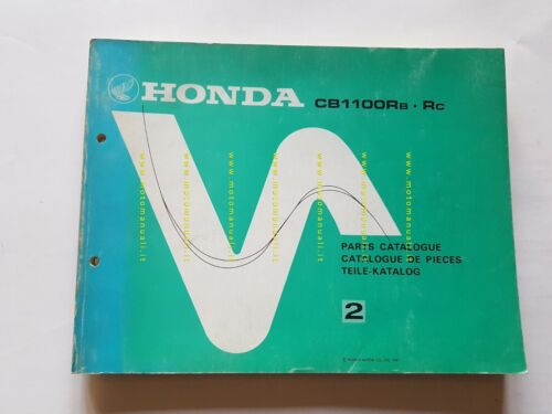 HONDA CB 1100 R 1981 catalogo ricambi ORIGINALE Spare Parts …