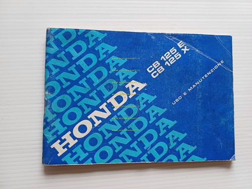 Honda CB 125 E - CB 125 X 1980 manuale …