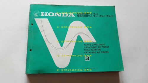 HONDA CB 250 400 T-I T-II 1980 catalogo ricambi ORIGINALE …