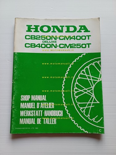 Honda CB 250-CB 400 N - CM 250-CM 400 T …