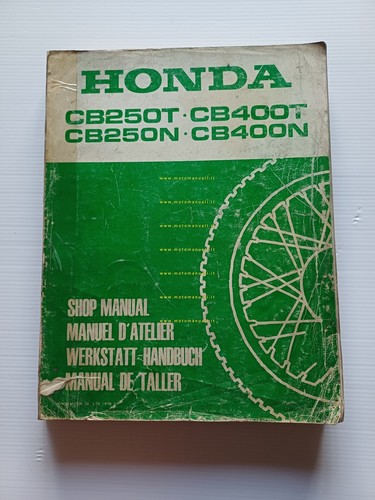 HONDA CB 250 T -250 N - CB 400 T …
