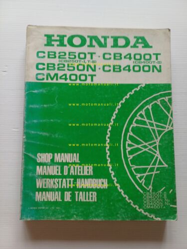 HONDA CB 250 T N - CB 400 T N …