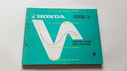 HONDA CB 350 S - CB 450 S 1987 catalogo …