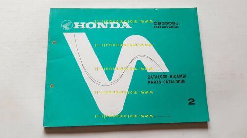 HONDA CB 350 S - CB 450 S 1987 catalogo …