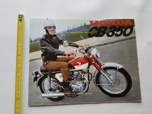 Honda CB 350 Super Sports 1968 depliant originale FRANCESE brochure