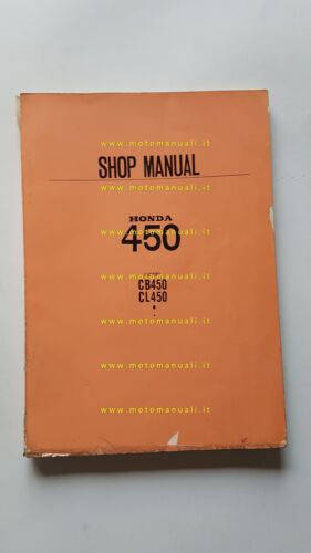 Honda CB 450 - CL 450 1971 manuale officina originale …
