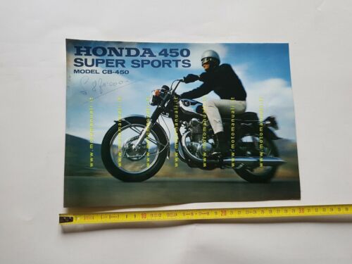 Honda CB 450 K1 Super Sports DOHC 1969 depliant italiano …