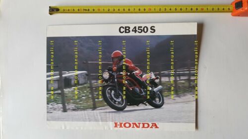 Honda CB 450 S 1986 depliant ITALIANO originale brochure