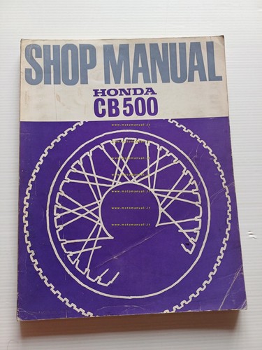 HONDA CB 500 FOUR 1973 manuale officina riparazione INGLESE originale