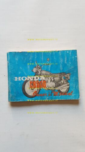 Honda CB 500 Four K1 1972 manuale uso manutenzione INGLESE …