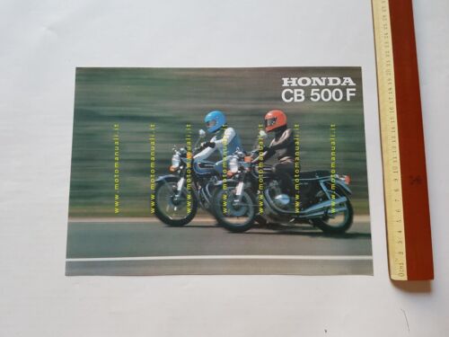 Honda CB 500 Four K2 1975 depliant ITALIANO moto originale …