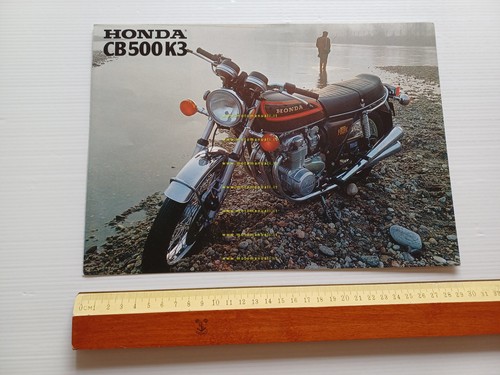 Honda CB 500 K3 1975 depliant italiano originale