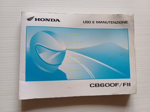 Honda CB 600 F - FII 2002 manuale uso manutenzione …