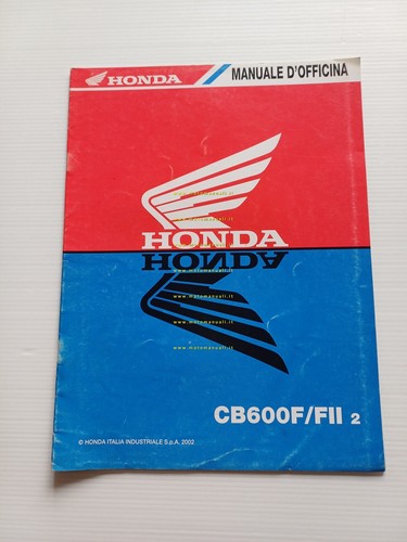 Honda CB 600 F- F II VARIANTI 2002 manuale officina …