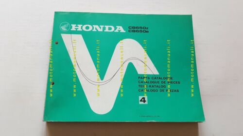 HONDA CB 650 1980 catalogo ricambi ORIGINALE moto spare parts …