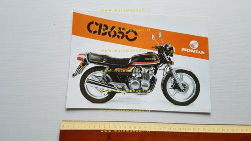 Honda CB 650 1981 depliant italiano originale