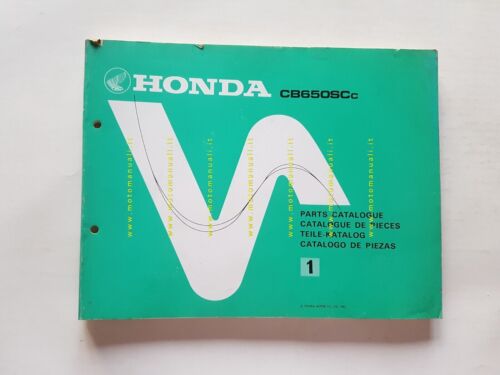 HONDA CB 650 SC 1981 catalogo ricambi ORIGINALE Spare Parts …