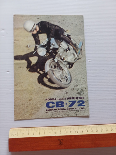 Honda CB 72 250 - 300 Super Sport 1961 depliant …