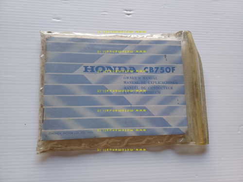 Honda CB 750 F 1975 manuale uso libretto istruzioni originale