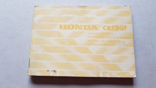 Honda CB 750 F 1977 manuale uso manutenzione libretto moto …