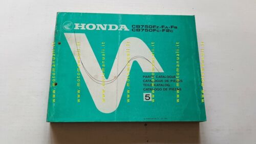 HONDA CB 750 F 1981 catalogo ricambi ORIGINALE moto spare …