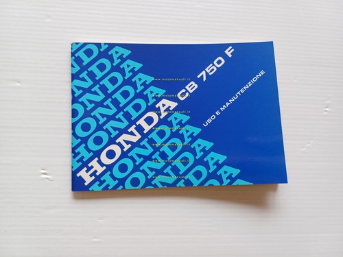 Honda CB 750 F 1983 manuale uso manutenzione originale ITALIANO