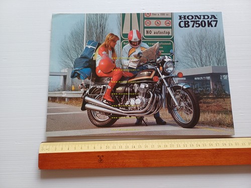 Honda CB 750 Four K7 1976 depliant ITALIANO originale