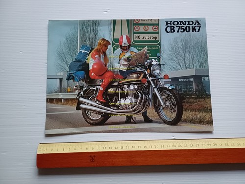 Honda CB 750 Four K7 1976 depliant ITALIANO originale